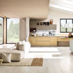 Cucina zenzero impiallacciata legno rovere Promozione Sicilia offerta sconti arredamento